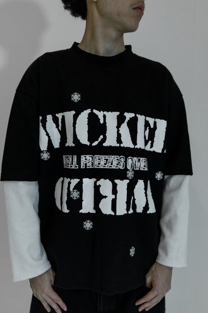 "WICKED" Double Layered Tee